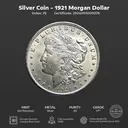 Silver Coin 1921 Morgan 076