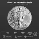 Silver Coin American Eagle 074