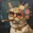 SmokingCats34