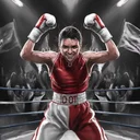 Lady boxer