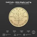 Gold Coin 2024 Maple Leaf 1g 002