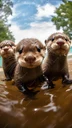 3 Otters